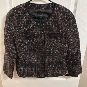 Talbots Women's Navy Tweed Jacket